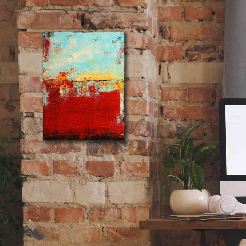 «Red Alaskan» par Erin Ashley, estampe numérique sur toile, L 12 po x H 16 po x P 0,75 po