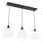 Keeble 3 - Light Black Pendant