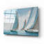  «Regatta» par Max Maxx, art mural en verre acrylique, 16 po x 12 po