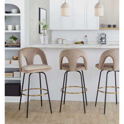 Fixed-Height Barstool with Swivel