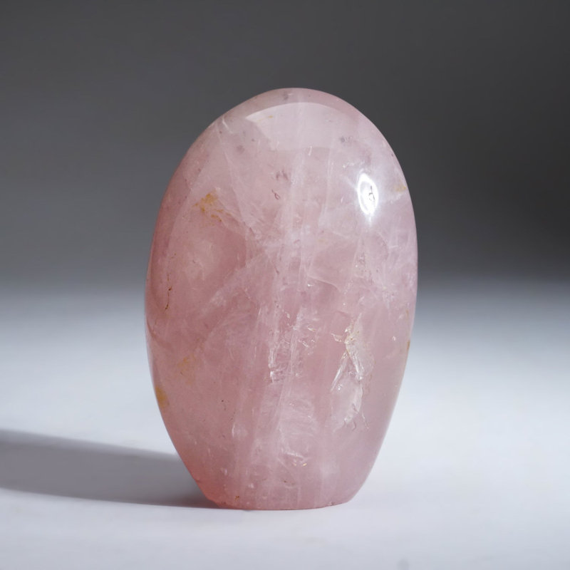 Polished Rose Quartz Freeform from Brazil (1.5 Lbs)