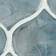 Blue Shimmer Arabesque 10 in. x 10.2 in. Glass Mesh-Mounted Mosaic Wall Tile