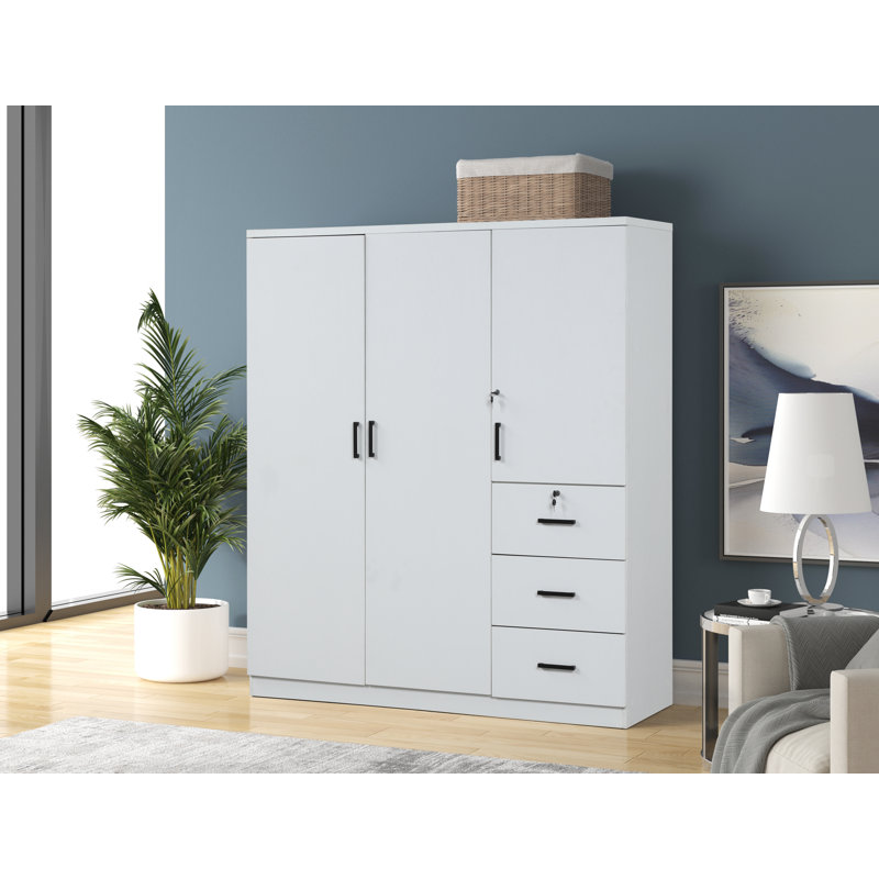 Krajewski 61 " W Armoire, White