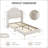 Twin Velvet Upholstered Platform Bed with LED Lights, Wingback Storage Headboard and Wood Slat Support-806430690