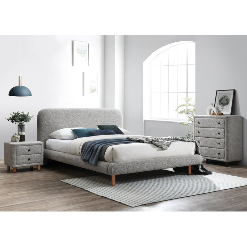 Chest, Gray Boucle