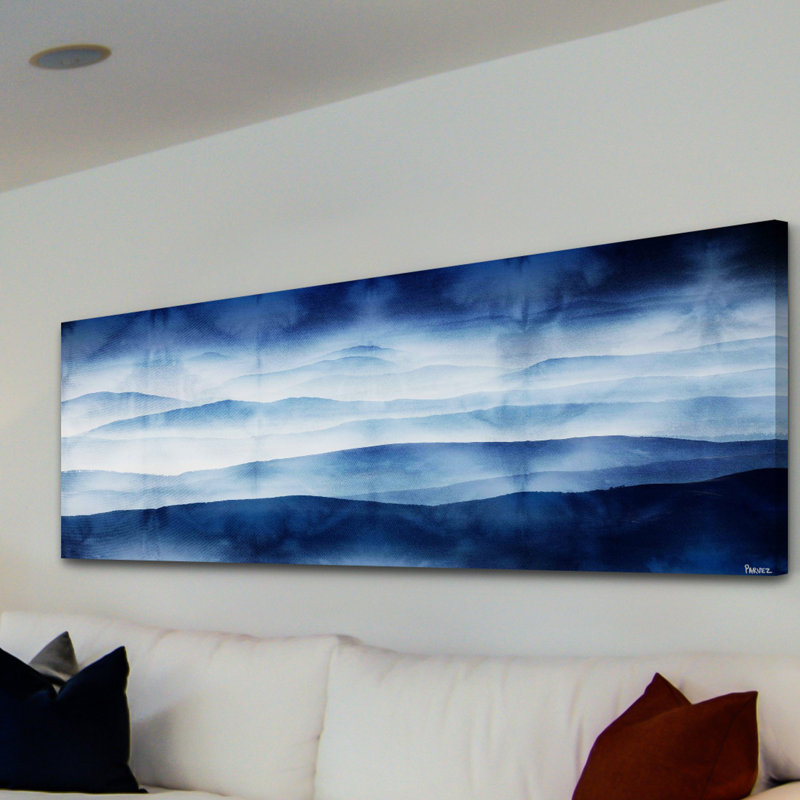 Parvez Taj - Wrapped Canvas Painting, 25cm H x 76cm W x 3.81cm D