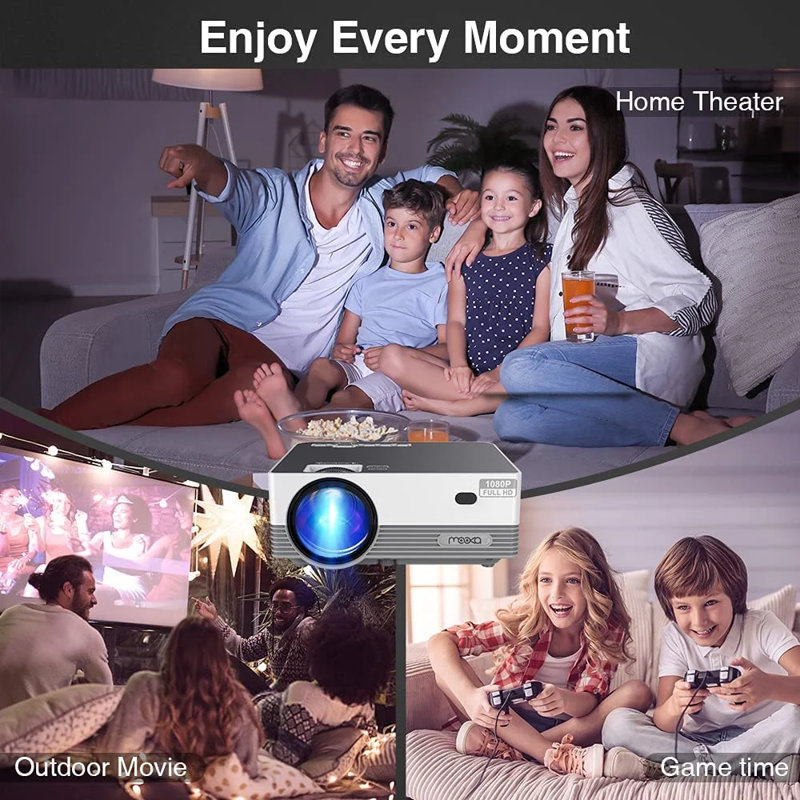 TONWIN Home Theatre Projector 8500 Lumens Portable Projector with Remote Included