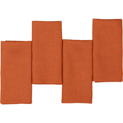 Serviettes d'angle en lin D'Moksha Homes