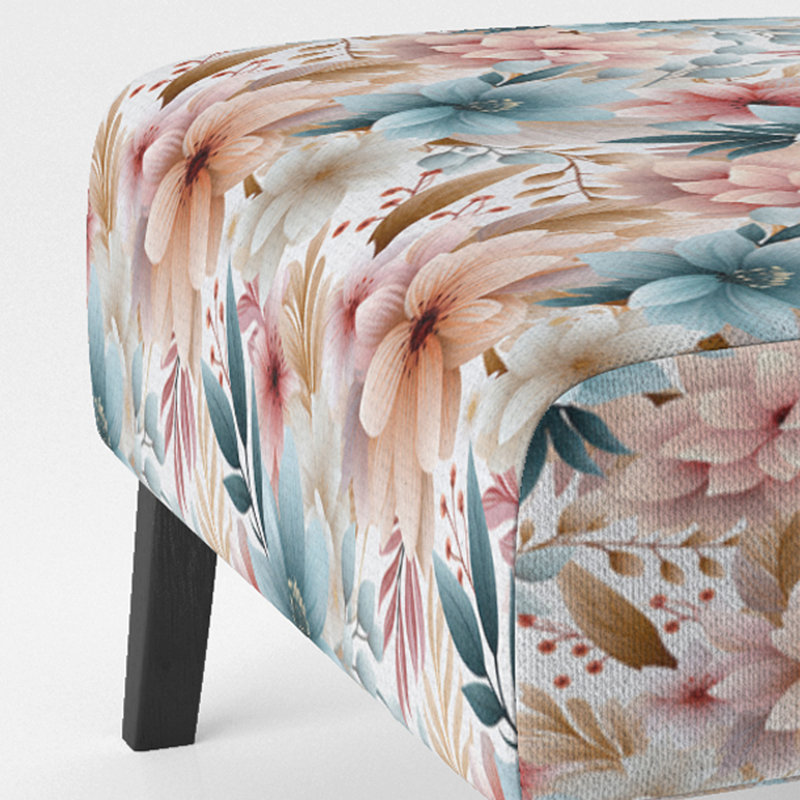 Fauteuil de chambre tapissier pastel
