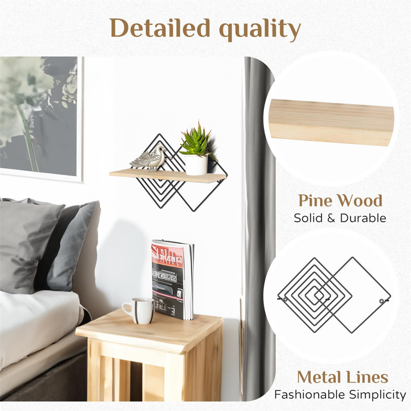 Dessiah Floating Shelf