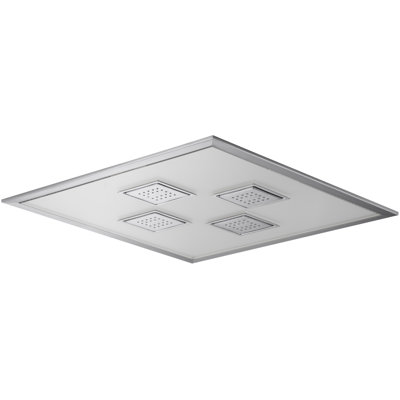 Watertile Ambient Rain Overhead Rain Shower for Dtv  with MasterClean Spray Nozzle