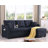 Versatile Plush Sofa Bed with Sturdy Legs for Relaxing Moments