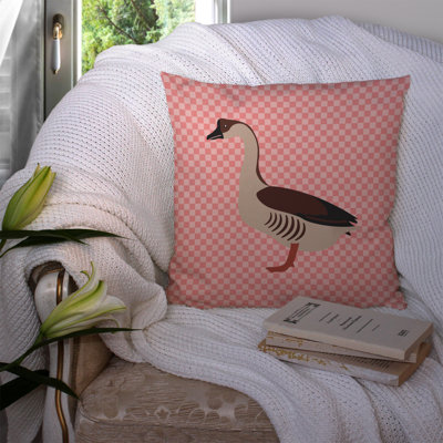 Coussin décoratif d’extérieur à damier chinois