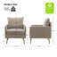 Fauteuil en polyester l 27,3 po Werner-631346894