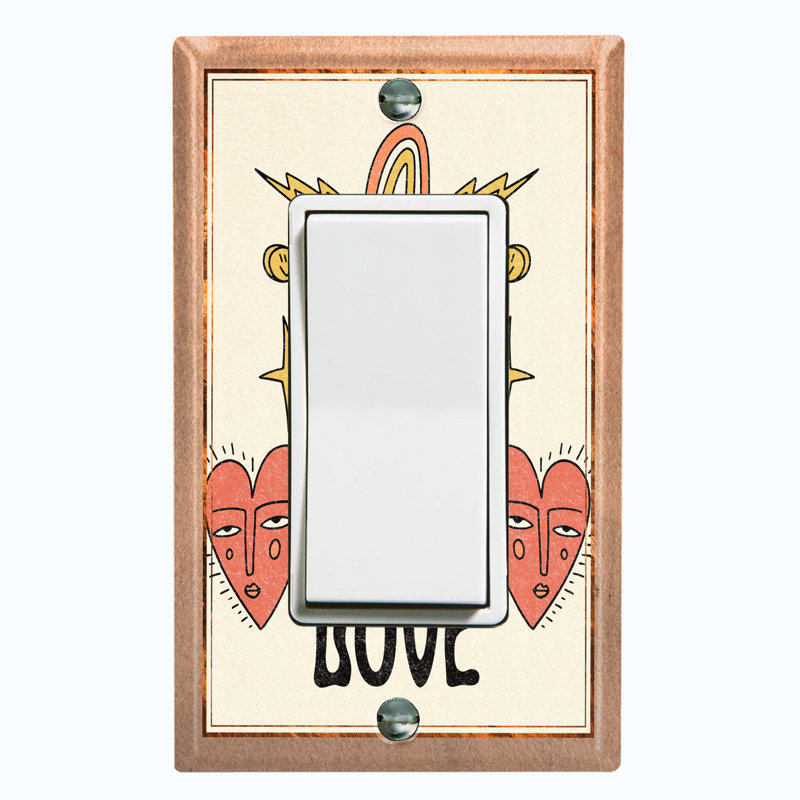 Vintage Prints & Art 1 - Gang Toggle Light Switch Standard Wall Plate