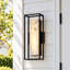 18.5" Modern Spanish Alabaster Integrated LED Outdoor Wall Sconce