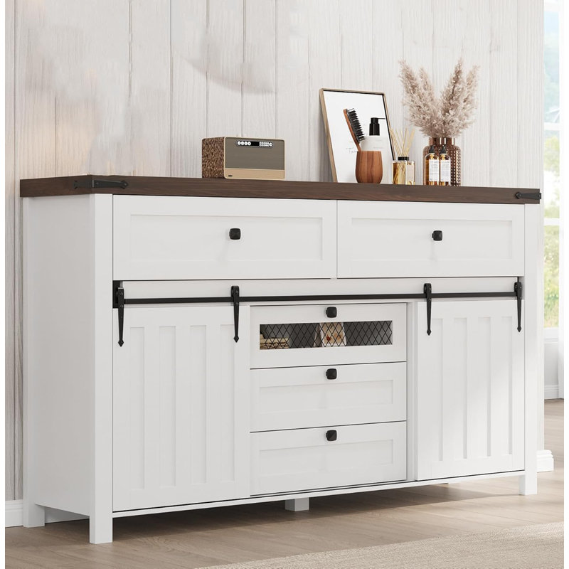 119.9 cm W Chest of 5 Drawers