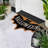 Natural Coir "Halloween" Bat Shaped Doormat 18" x 30"