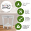 Banc de douche en teck CoastalVogue Oasis