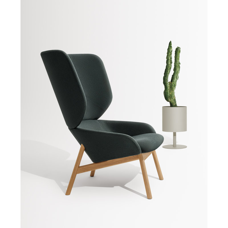 Heads Up Lounge Chair, Maharam Messenger in Everglade
