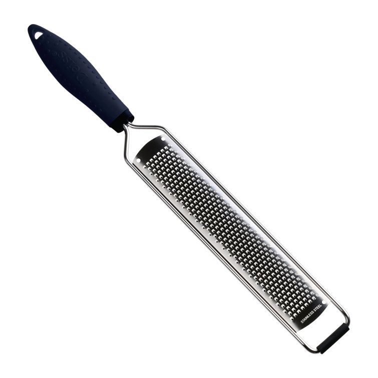 Cheese Grater With Container 2 Sided Lemon Zester Stainless Steel
