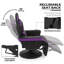 Polyurethane Video Gaming Chair, Adjustable Recliner with Footrest, Lumbar Support and Headrest-103432835