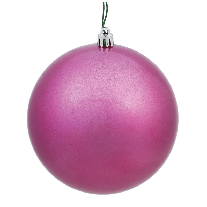 Décoration de boule décorative des Fêtes, Mauve mat