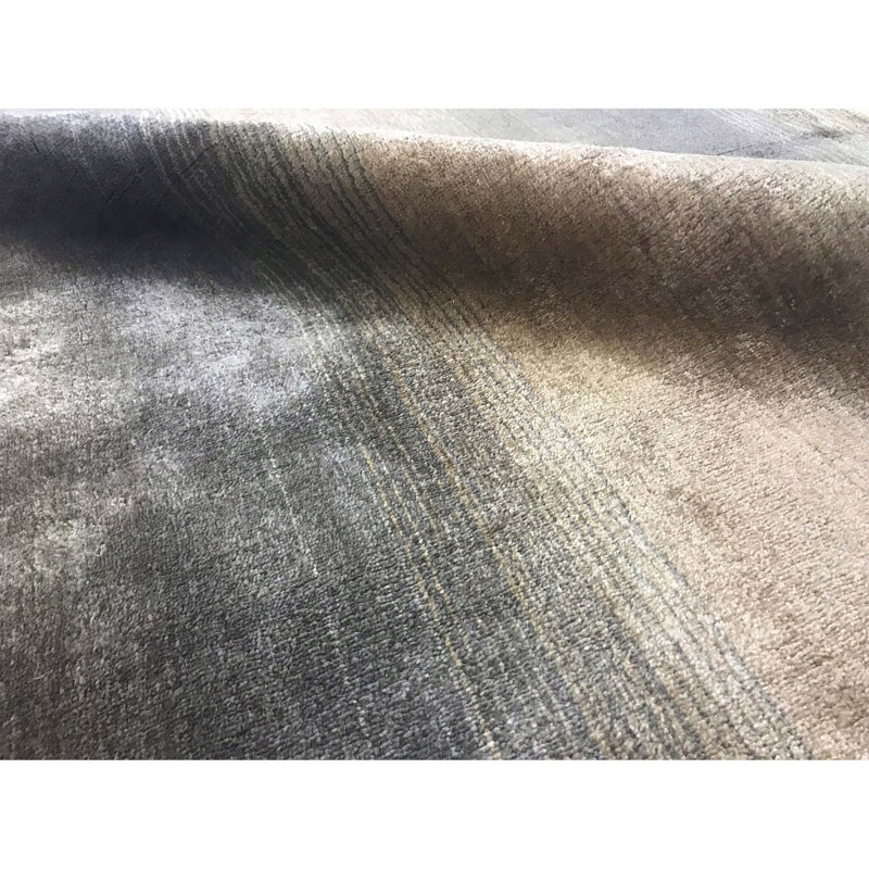 Hand-Knotted High-Quality Blue Area Rug