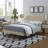 Corene Platform Bed with Squared Tapered Legs-717047248-715713528
