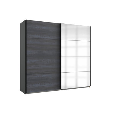 Ledell 2 Door Manufactured Wood Wardrobe