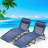 Folding Chaise Lounge Pool Chair Set of 2-667007828
