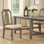 Chaise d'appoint en tissu brun