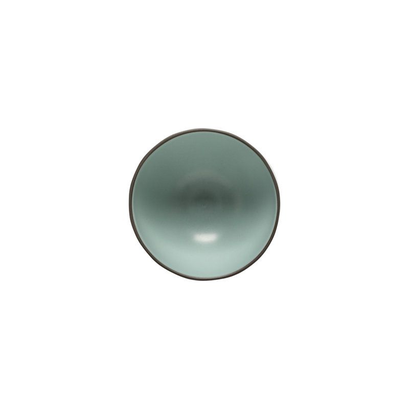 Stacked Organic Handmade Stoneware Cereal Bowl, Sky
