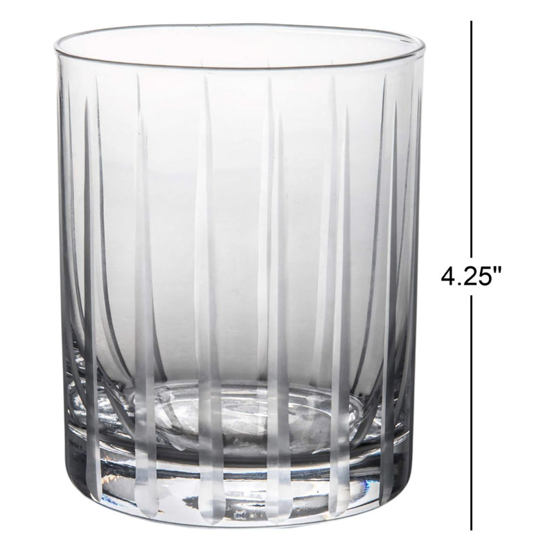Ensemble de verres à whisky faits à la main Ivy Bronx, 4 pièces, 13,7 oz
