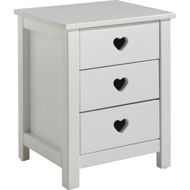 Amori 3 Drawer Bedside Table