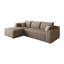 Canapé modulaire 95 po Cloud, revêtement en velours côtelé Camel, canapé 3 places sans assemblage