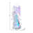12"H Acrylic Color Changing Lighted Tabletop Angel Figurine