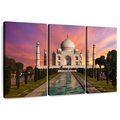 Sunrise At Taj Mahal