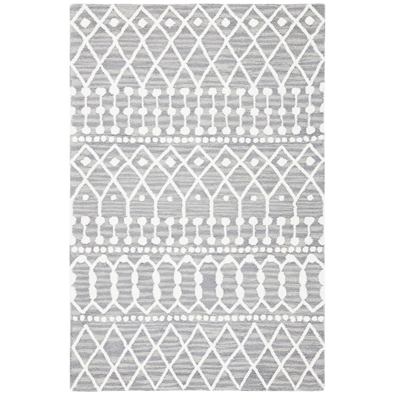 Brylee Hand Tufted Wool Southwestern Rug, Rectangle 3' x 5'