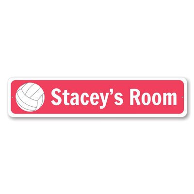 Plaque en aluminium Volleyball