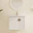 Bratislava 24''Single Sink Wall Mounted Bathroom Vanity,Floating Vanity with 2 Doors and White Ceramic Top-1448657868-1415439501