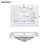 Bathroom vanity cabinet with ceramic basin, adjustable shelves-105683668