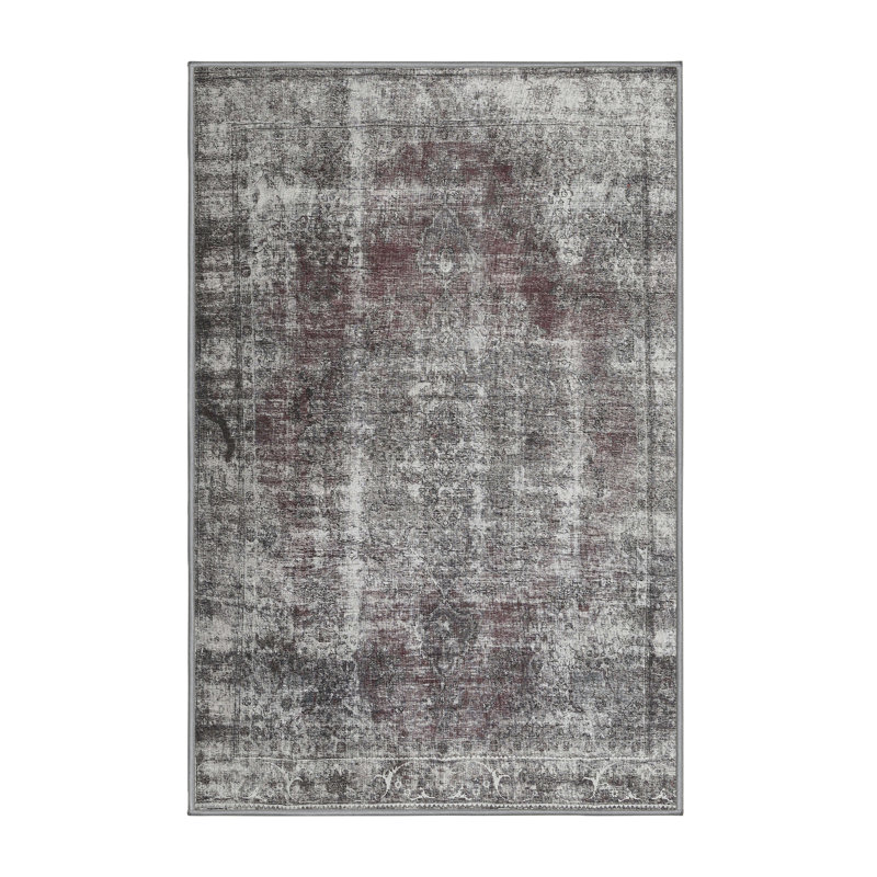 Tapis gris Deckert, Rectangle 8 pi x 12 pi