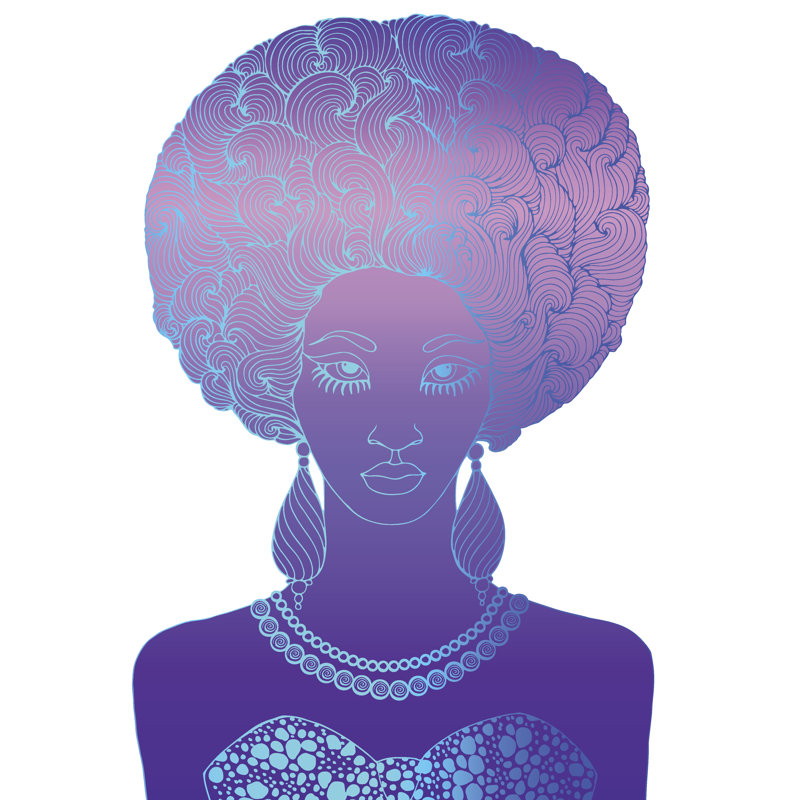 African Woman by Masan4Ik - Wrapped Canvas Print, 91cm H x 91cm W x 3.8cm D