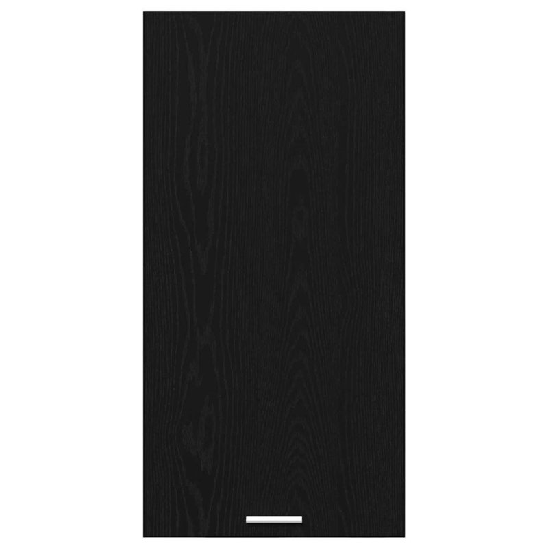 Vidaxl Hanging Cabinet Riga White 40 X 31 X 100 Cm Engineered Wood, 100cm H x 50cm W x 31cm D, Black/White