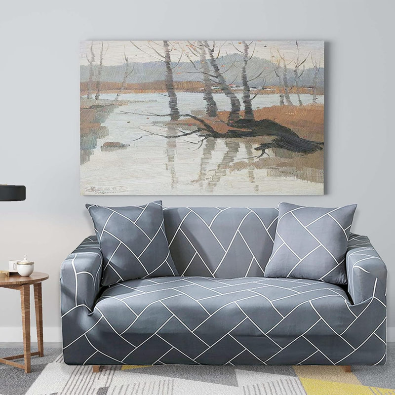 Slipcover, 51cm H x 170cm W x 51cm D