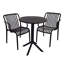 Round 3 - Piece 2 - Person 60Cm L Outdoor Bistro Set