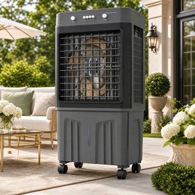 Refroidisseur d'air H 30,3 po x l 17,7 po x P 13,2 po avec réservoir d'eau de 7 gallons