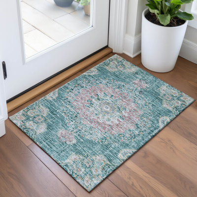 Premium Machine Washable Kelton AMF1236 Global Rug