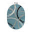Tapis bleu / gris / noir à motif abstrait Tolchester-97673304